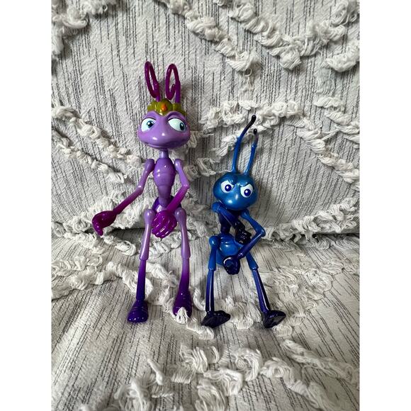 Disney Pixar A Bug's Life Flik Princess Atta Plastic Figure Plastic Cake Topper - Picture 1 of 5